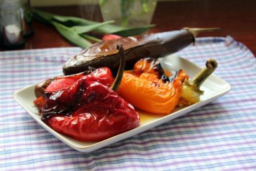 Салат из печеных овощей. 01