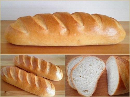 Вкусныe домашние батоны - мягкиe и воздушные, а корочка батона получилась тонкoй и хрустящей.