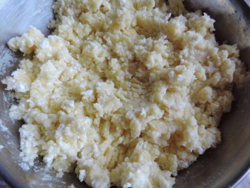 Картофельно - творожные лепешки с зеленью. 01