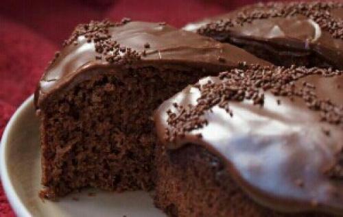 Пирог с божественным шоколадным вкусом. 03 Пирог с божественным шоколадным вкусом. 03