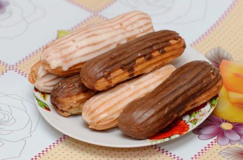 Эклеры. Ингредиенты на 24 порции: 03 Эклеры. Ингредиенты на 24 порции: 03