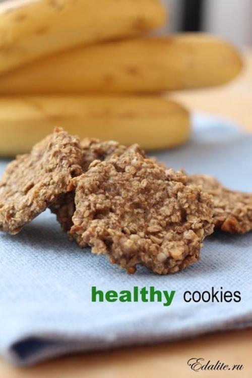 Здоровое овсяное печенье.
