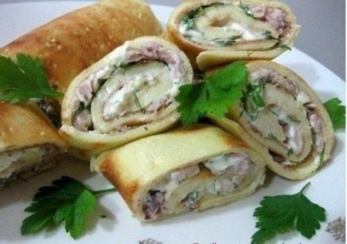 Топ - 6 низкокалорийных рулетов к ужину. 03