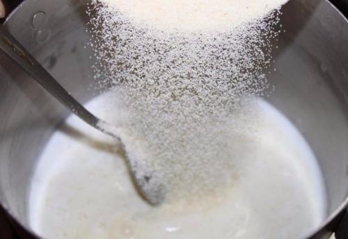 Манники жареные.   Ингредиенты: 03