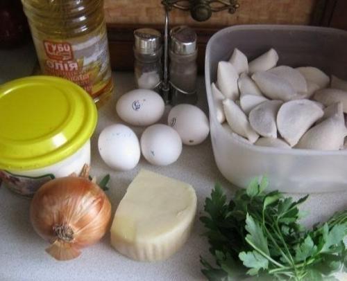 Запеканка из пельменей! 01