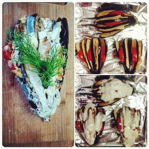 Баклажаны в духовке.  Баклажаны - 3 небольших коротеньких и пухленьких штучки (тонкие не подойдут).