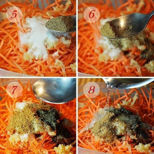 Морковь по-корейски дома. 03