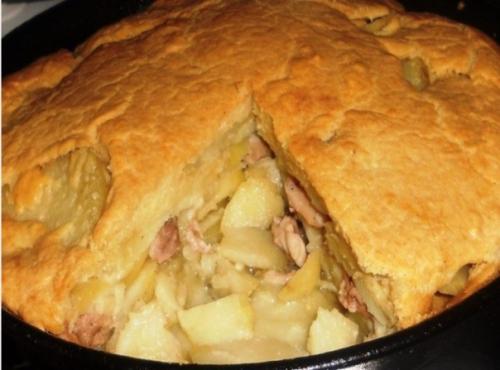 Вкусный курник на Скорую руку.