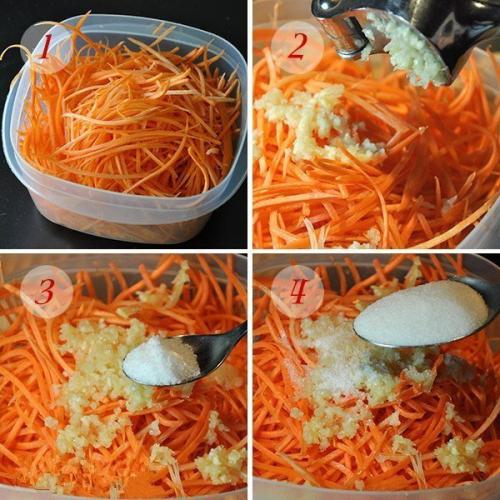 Морковь по-корейски дома. 02