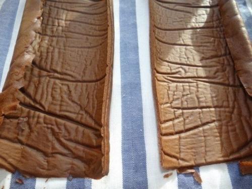 Шоколадные пирожные - рулетики. 05