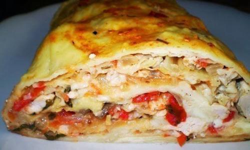 Закусочные рулеты из лаваша!