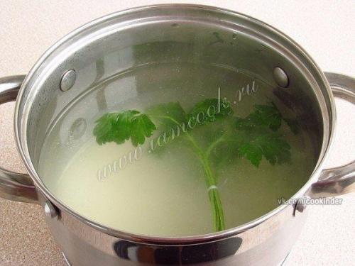 Английский куриный суп с сыром. 06