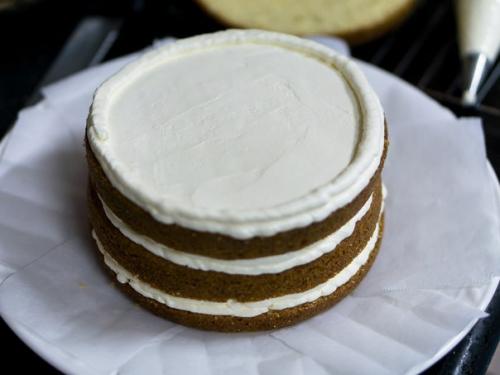 Миндальный торт с клубникой. 03