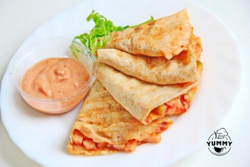 Кесадилья с курицей и сыром. 02