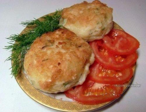 Зразы картофельные с курицей. 01