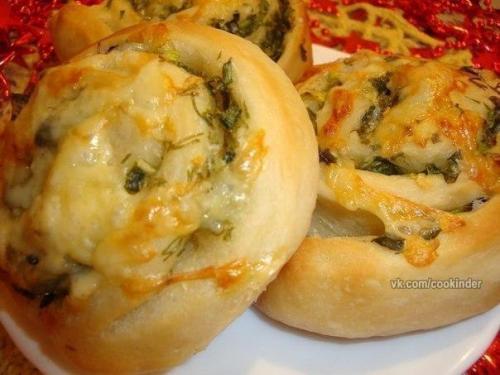 Луково - чесночные завитушки. 04