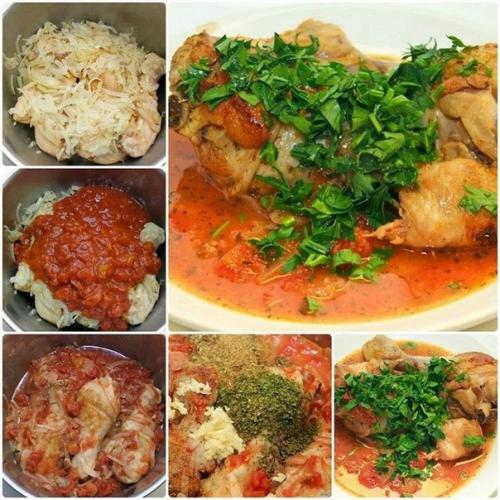 Чахохбили.  Вкусное блюдо, которое удивит вам вкусом!