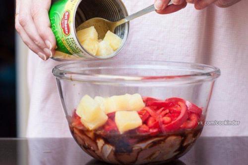 Курица в кисло-сладком соусе. 04