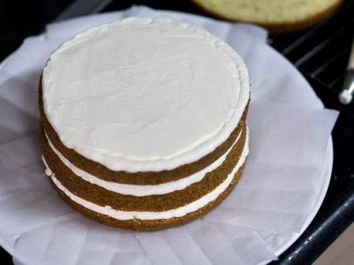 Миндальный торт с клубникой. 02