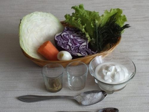 Салат Заячий. Ингредиенты: 01 Салат Заячий. Ингредиенты: 01