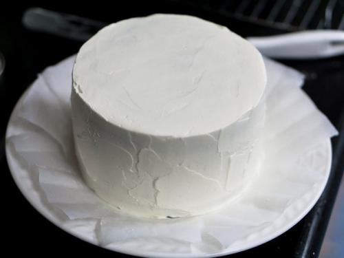 Миндальный торт с клубникой. 06