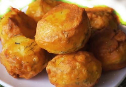 Вкуснейшая картошечка в кляре.