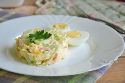 Салат Неженка.  Себе рецепт сохрани?