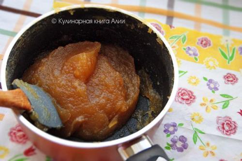 Густое яблочное повидло (для выпечки). 06