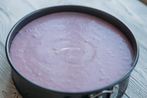 Черничный чизкейк без выпечки. 04