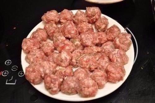 Картофельная запеканка с мясными шариками. 02