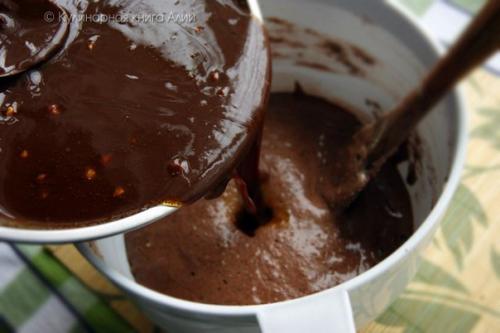 Шоколадное пирожное Nutella. 01