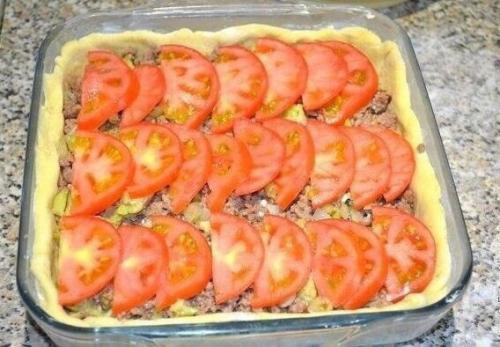 Открытый мясной пирог. 02