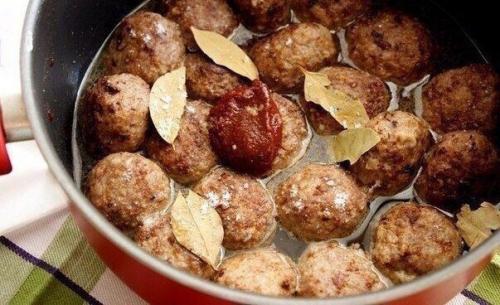 Тефтели в подливе, как в садике. 03