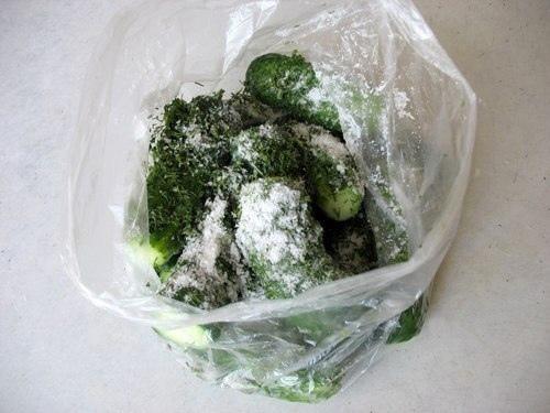 Малосольные огурчики без рассола. 01