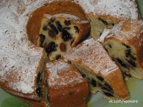 Йогуртовый кекс с черносливом. 04 Йогуртовый кекс с черносливом. 04