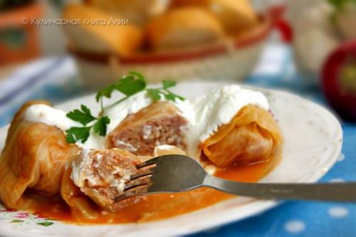 Голубцы в сметанно - томатном соусе. 09 Голубцы в сметанно - томатном соусе. 09