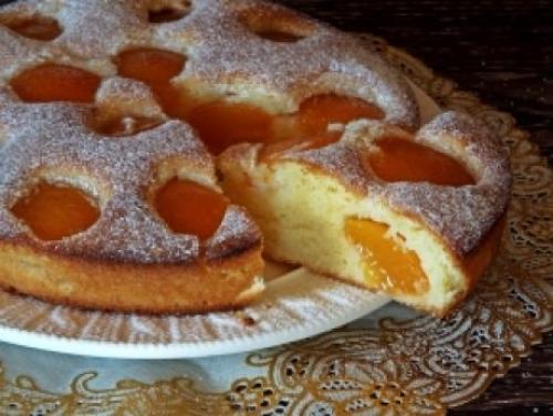 Восхитительный пирог с абрикосами.