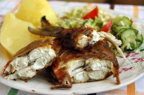 Один маленький секрет жарки рыбы без костей. 05