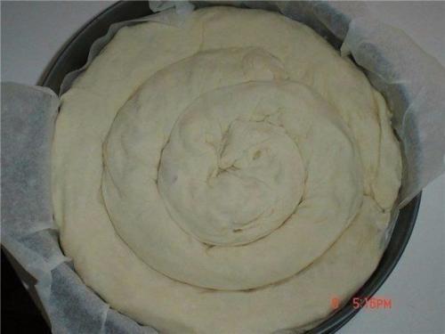 Сырная улитка.  Ингредиенты: 02