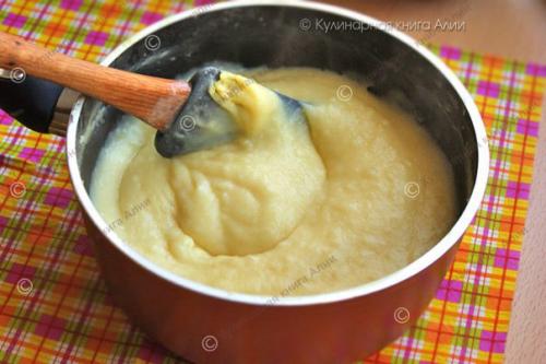 Медовое пирожное с начинкой. 01