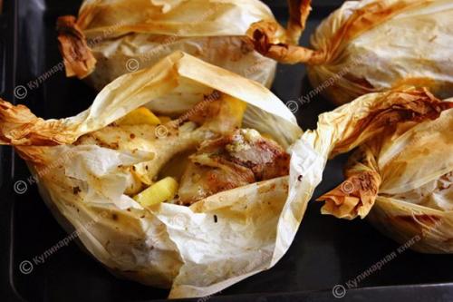 Как запечь курицу с картошкой, если нет Рукава. 08