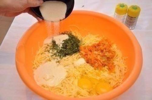 Картофельная запеканка с мясными шариками. 04