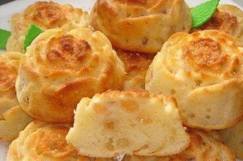 Творожные маффины с бананом.