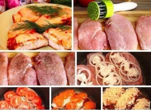 Курица по-французски в мультиварке.