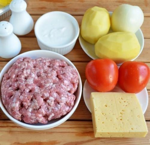 Котлеты по-капитански.  Ингредиенты: 01