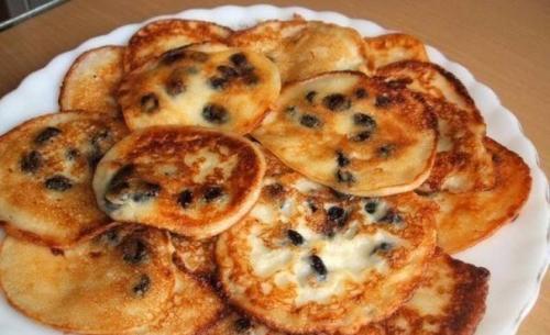 Оладьи на любой вкус.
