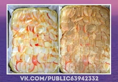 Невероятный рецептик.  Немецкий яблочный пирог. 03