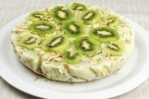 Йогуртовый торт с фруктами. 05