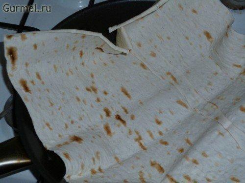 Гениальный омлет с сыром в лаваше. 01