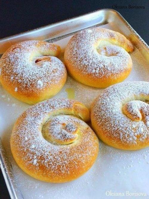 Испанские булочки. 
Ингредиенты: 
